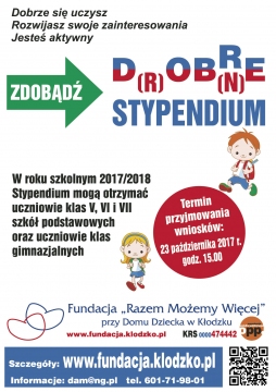 Plakat stypendium 2017